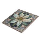 Lily Blume Glasmosaik Fliese (Seite)