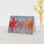 Lily Blume Grußkarte Karte (Gelbe Blume)