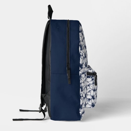 Lily Blume Ink Sketched Pattern Bedruckter Rucksack (Links)