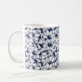Lily Blume Ink Sketched Pattern Kaffeetasse (Links)