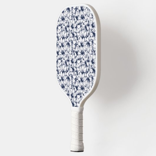 Lily Blume Ink Sketched Pattern Pickleball Schläger (Links)