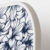 Lily Blume Ink Sketched Pattern Pickleball Schläger (Linke Seite)