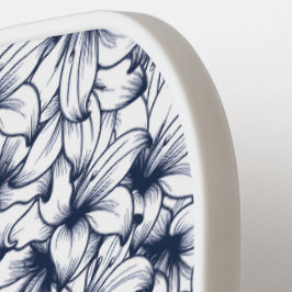 Lily Blume Ink Sketched Pattern Pickleball Schläger