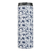 Lily Blume Ink Sketched Pattern Thermosbecher (Rückseite)