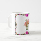Lily Blume Kaffeetasse (Vorderseite Links)