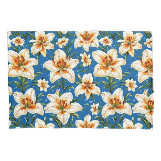 Lily-Blume Kissenbezug (Vorderseite)