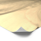 Lily Blume Nah in Sepia Tint Poster (Ecke)