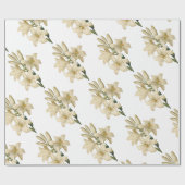 Lily Blume Pattern Geschenkpapier (Flach)