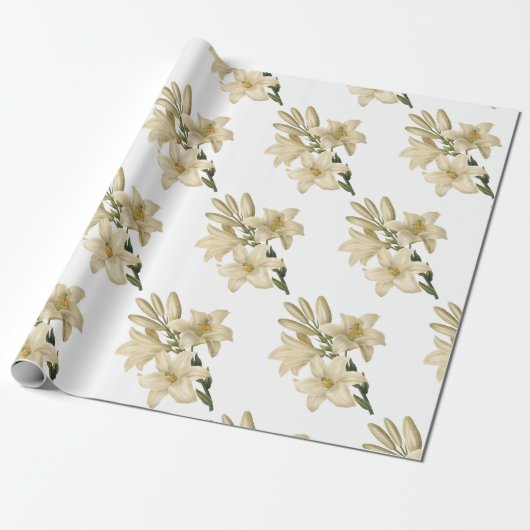 Lily Blume Pattern Geschenkpapier (Ungerollt)