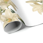 Lily Blume Pattern Geschenkpapier (Rolleneckpunkt)