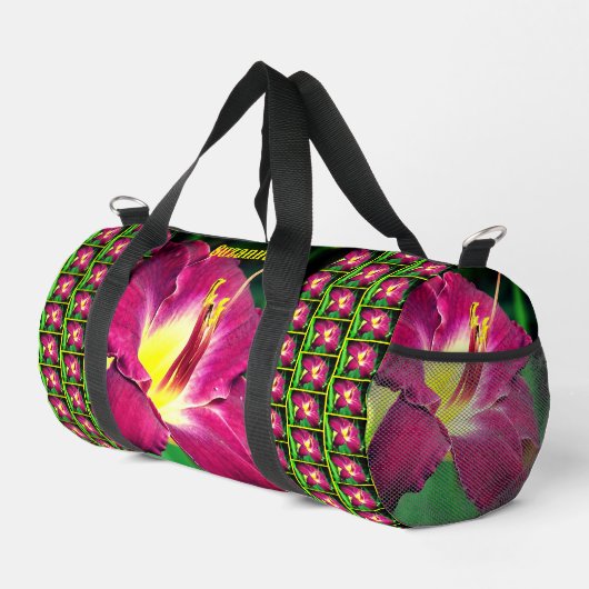 Lily Blume Personalisiert Duffle Bag (Rechte Ecke)
