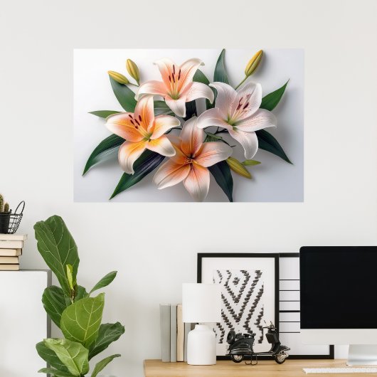 Lily Blume Poster (Heimbüro)