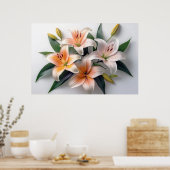 Lily Blume Poster (Küche)