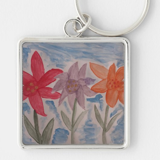 Lily-Blume Schlüsselanhänger (Vorne)