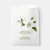 Lily Blume Seed Packet Beerdigung Memorial Geschenktütchen (Vorderseite)