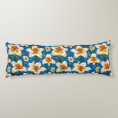 Lily-Blume Seitenschläferkissen (Rückseite)