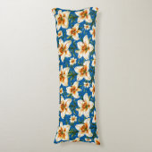 Lily-Blume Seitenschläferkissen (Vorderseite Vertikal)