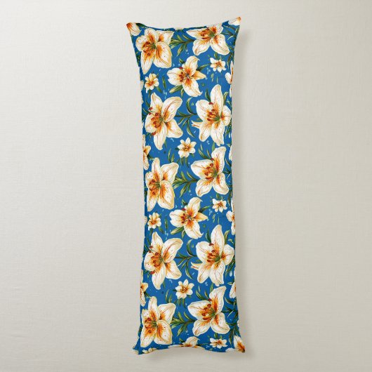 Lily-Blume Seitenschläferkissen (Rückseite (Vertikal))