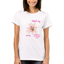 Lily Blume T - Shirt - ästhetisches Blumendesign