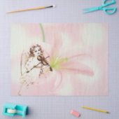 Lily Blume und Angel Geschenkpapier Seidenpapier (Basteln)