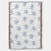 Lily Blume zeichnend Muster Decke (Vorderseite Vertikal)