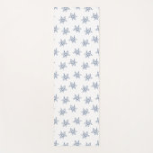 Lily Blume zeichnend Muster Yogamatte (Vorderseite)