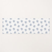 Lily Blume zeichnend Muster Yogamatte (Vorderseite (Horizontal))