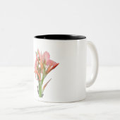 Lily Blume Zweifarbige Tasse (VorderseiteRechts)