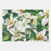 Lily-Blumen-Verpackungspapier Geschenkpapier Set (Vorderseite 2)