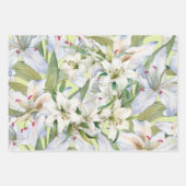 Lily-Blumen-Verpackungspapier Geschenkpapier Set (Vorderseite 2)