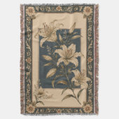 Lily-Blumen-Webdecke Decke (Vorderseite Vertikal)