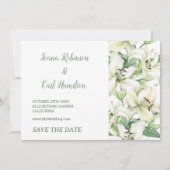 LILY Blüten Eleganz Save The Date (Vorderseite)