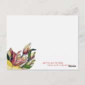 Lily Bouquet Celebration Gift Postkarte (Rückseite)