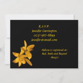 Lily Brautparty Einladung (Rückseite)