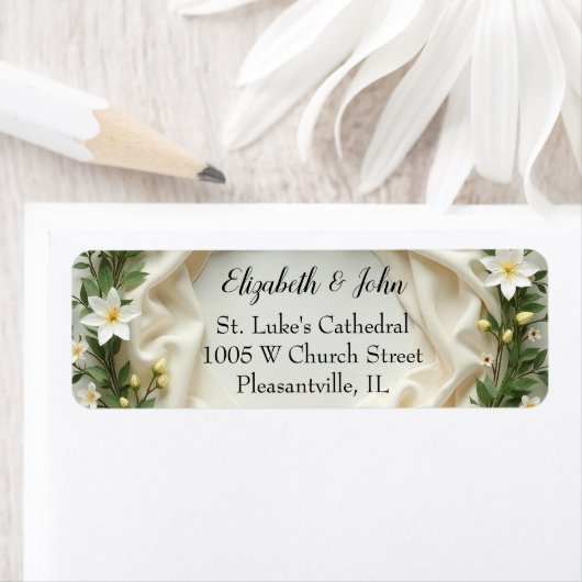 Lily Bridal Wreath (Insitu)