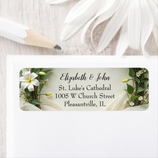 Lily Bridal Wreath (Insitu)