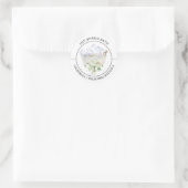 Lily Bubble Bath-Label Runder Aufkleber (Tasche)