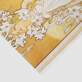 Lily by Alphonse Mucha Seidenpapier (Ausschnitt)