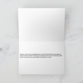 Lily Cancer Erholung Karte (Innenseite)