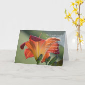 Lily Cancer Erholung Karte (Gelbe Blume)