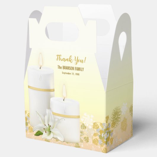 Lily Candle Geschenkschachtel (Geöffnet)