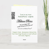 Lily Card zum 50. Jubiläum - jeder Anlass Karte (Rückseite)