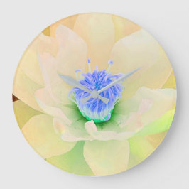 Lily Clock Große Wanduhr