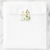 Lily Cross Beunerty Memorial Quadratischer Aufkleber (Tasche)