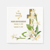 Lily Cross Beunerty Memorial Serviette (Vorderseite)