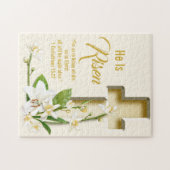 Lily Cross Personalisiert Scripture Verse Puzzle (Horizontal)