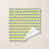 Lily Dala Horse von Julia Persson-Morrill Badhandtuch Set (Waschlappen)