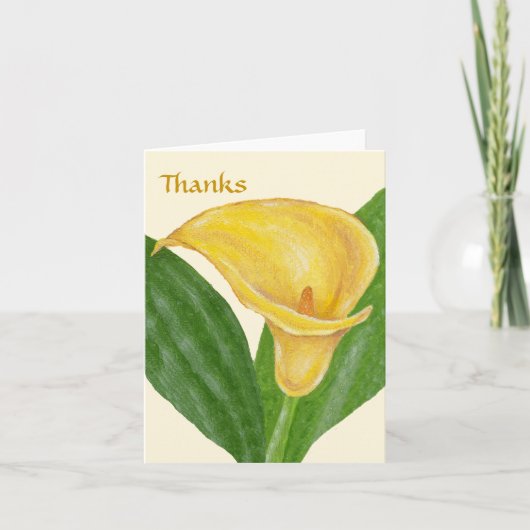 Lily danke Ihnen Karte (Vorderseite)