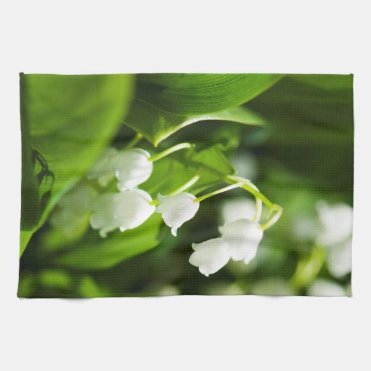 Lily der Blume Geschirrtuch (Horizontal)