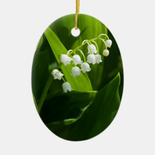 Lily der Blume Keramikornament (Vorne)